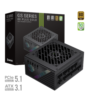 Gamemax Power Supply, 80 PLUS, Gold GS 750G 750W