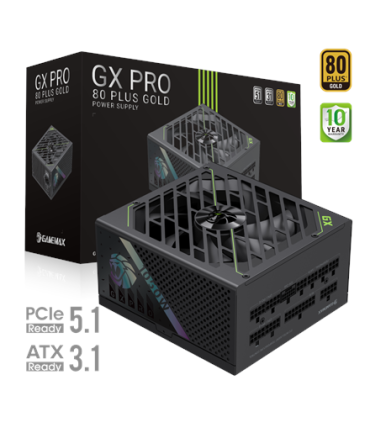 Gamemax Power Supply, 80 PLUS, Gold GX PRO 1050G 1050W