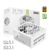 Gamemax Power Supply, 80 PLUS, Gold GX PRO 1050G WH 1050W