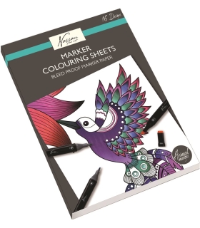 Nassau värviraamat markeritele Loomad, 16 lehte