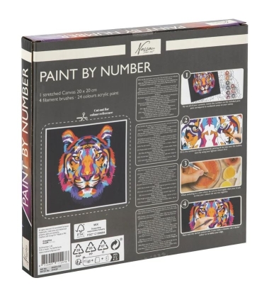 Nassau värvi numbrite järgi Tiiger