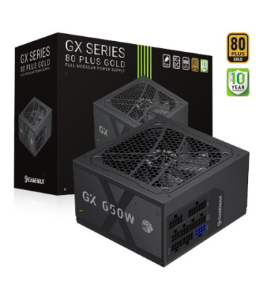 Gamemax Power Supply, 80 PLUS, Gold GX 650GF 650 W