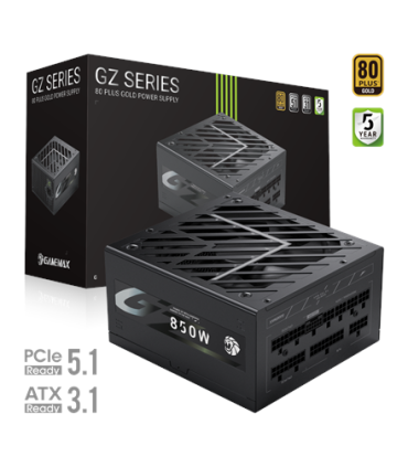 Gamemax Power Supply, 80 PLUS, Gold GZ 850G 850 W