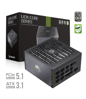 Gamemax Power Supply, 80 PLUS, Platinum LION CORE 1200P 1200 W