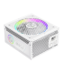 Gamemax Power Supply, 80 PLUS, Gold RGB 750G WH 750 W