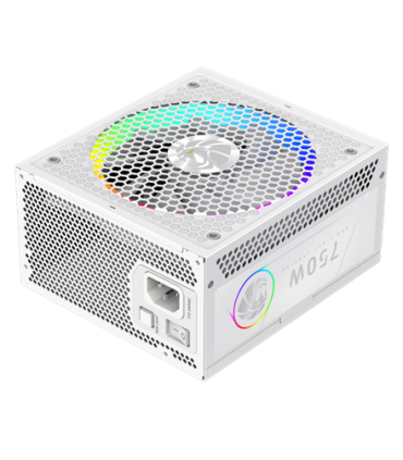 Gamemax Power Supply, 80 PLUS, Gold RGB 750G WH 750 W