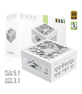Gamemax Power Supply, 80 PLUS, Gold GZ 850G WH 850 W