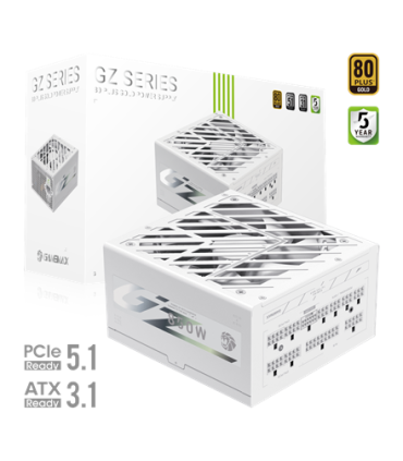 Gamemax Power Supply, 80 PLUS, Gold GZ 850G WH 850 W