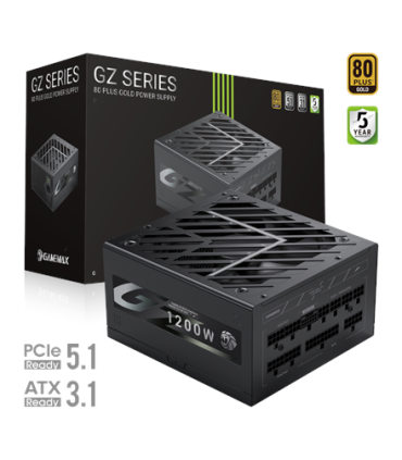 Gamemax Power Supply, 80 PLUS, Gold GZ 1200G 1200 W
