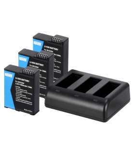 Newell akulaadija SDC-USB-C + 3 Osmo Action akut