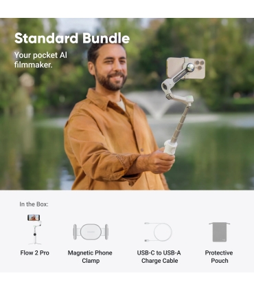 Insta360 Flow 2 Pro Standard Bundle, valge