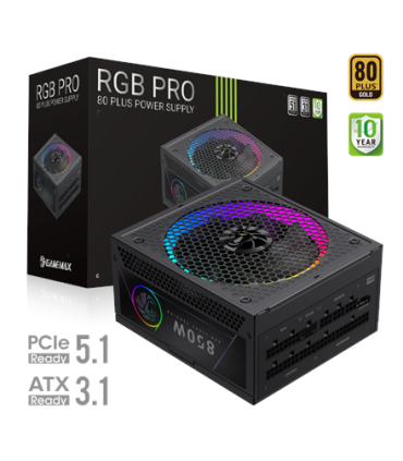Gamemax PSU RGB PRO 850G 850W