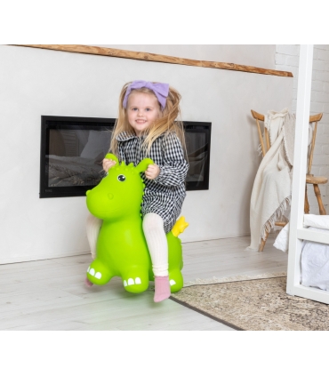 Gerardou0027s Toys Hüppeloom Jumpy Draakon, roheline