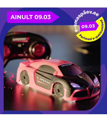 Puldiauto Wroow Wall Climber seinaauto