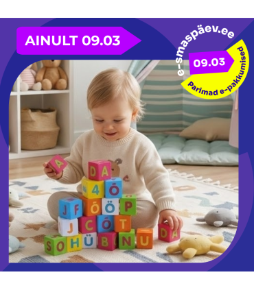 Gerardou0027s Toys puidust eesti täheklotsid 3,5 cm