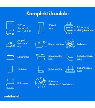 Nutribullet NB1224DG Ultra+, 3in1 1200 W