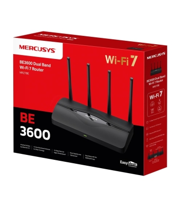 MERCUSYS Wireless Router  Router 3600 Mbps Number of antennas 4 MR27BE