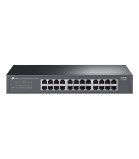 TP-LINK Switch  Switch type Unmanaged 24xRJ-45 ports RJ-45 Ports Type Gigabit Ethernet (10/100/1000) LS1024G