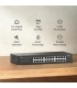 TP-LINK Switch  Switch type Unmanaged 24xRJ-45 ports RJ-45 Ports Type Gigabit Ethernet (10/100/1000) LS1024G
