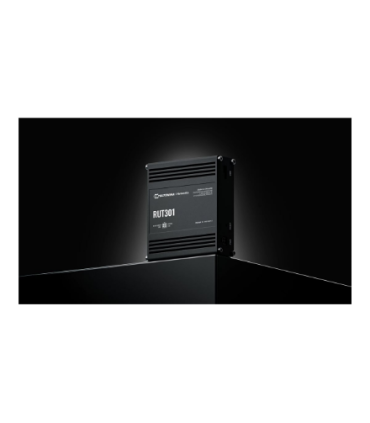 Ethernet Router | RUT301 | No Wi-Fi | 10/100 Mbit/s | Ethernet LAN (RJ-45) ports 5 | Mesh Support No | MU-MiMO No | No mobile br