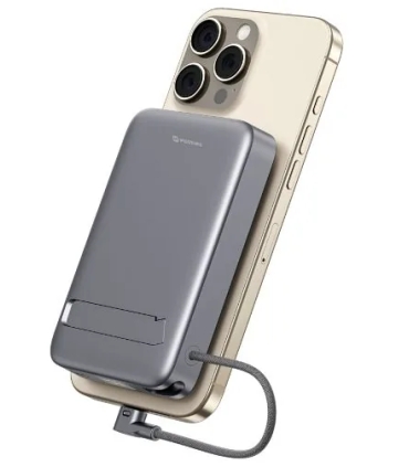 Swissten Qi2 Magsafe akupank 10000 mAh juhtmega