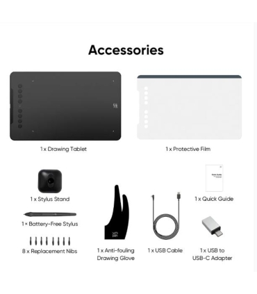 XPPEN Graphic Tablet 10X6.25" Black Deco 01 V3