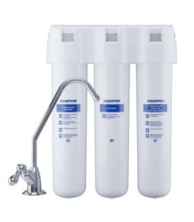 Under the counter water purifier Aquaphor Crystal H with K3-KH-K7 cartridges, softening