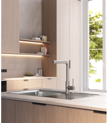 Sink tap Teka stainless steel