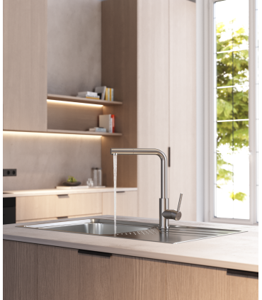 Sink tap Teka stainless steel