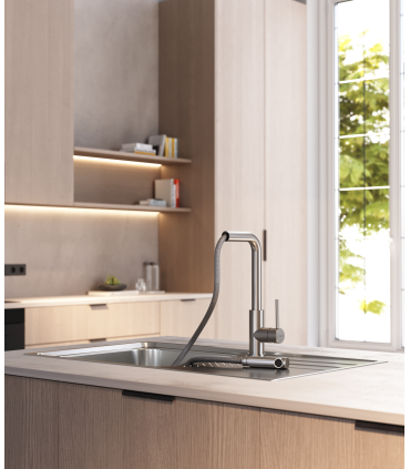 Sink tap Teka stainless steel