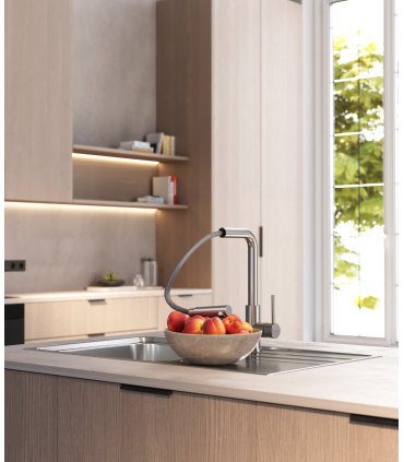 Sink tap Teka stainless steel