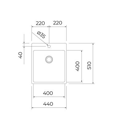 Sink Teka stainless steel