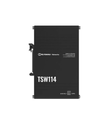 Teltonika | DIN Rail Switch | TSW114 | Unmanaged | Wall-mountable | Gigabit Ethernet (copper) ports quantity 5 | Power supply ty