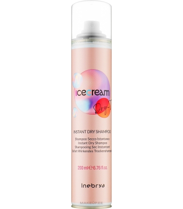 Inebrya Ice Cream Dry-T Instant Dry Shampoo (200mL)