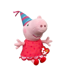 TY Beanie Babies Põrsas Peppa Party 15,5 cm