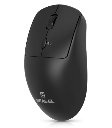 REAL-EL RM-355W juhtmevaba hiir , must