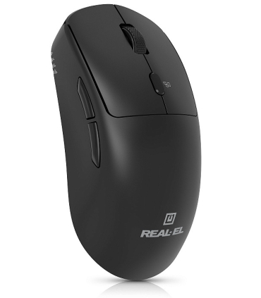 REAL-EL RM-355W juhtmevaba hiir , must