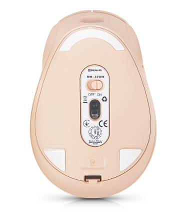 REAL-EL RM-370W juhtmevaba hiir , beež