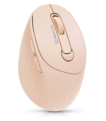 REAL-EL RM-370W juhtmevaba hiir , beež