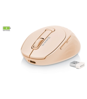 REAL-EL RM-370W juhtmevaba hiir , beež