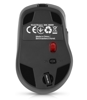 REAL-EL RM-380W juhtmevaba/BT hiir , must
