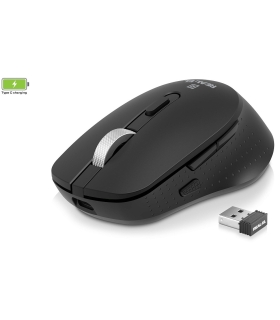 REAL-EL RM-380W juhtmevaba/BT hiir , must