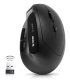 REAL-EL RM-490W ergonoomiline vertikaalne juhtmevaba+BT hiir, must