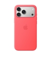 iPhone 17 Pro Max Silicone Case with MagSafe – Bright Guava