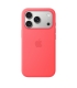 Apple iPhone 17 Pro Silicone Case with MagSafe – Bright Guava