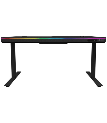 Lorgar DP80G mängurilaud, must klaas