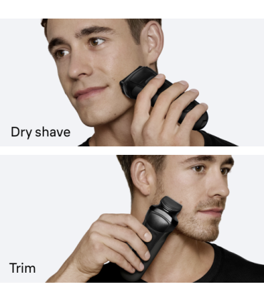 Braun 300BT Series 3, Black, + Trimmer