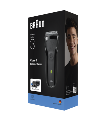 Braun 300BT Series 3, Black, + Trimmer
