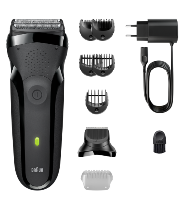 Braun 300BT Series 3, Black, + Trimmer