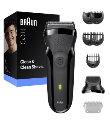 Braun 300BT Series 3, Black, + Trimmer